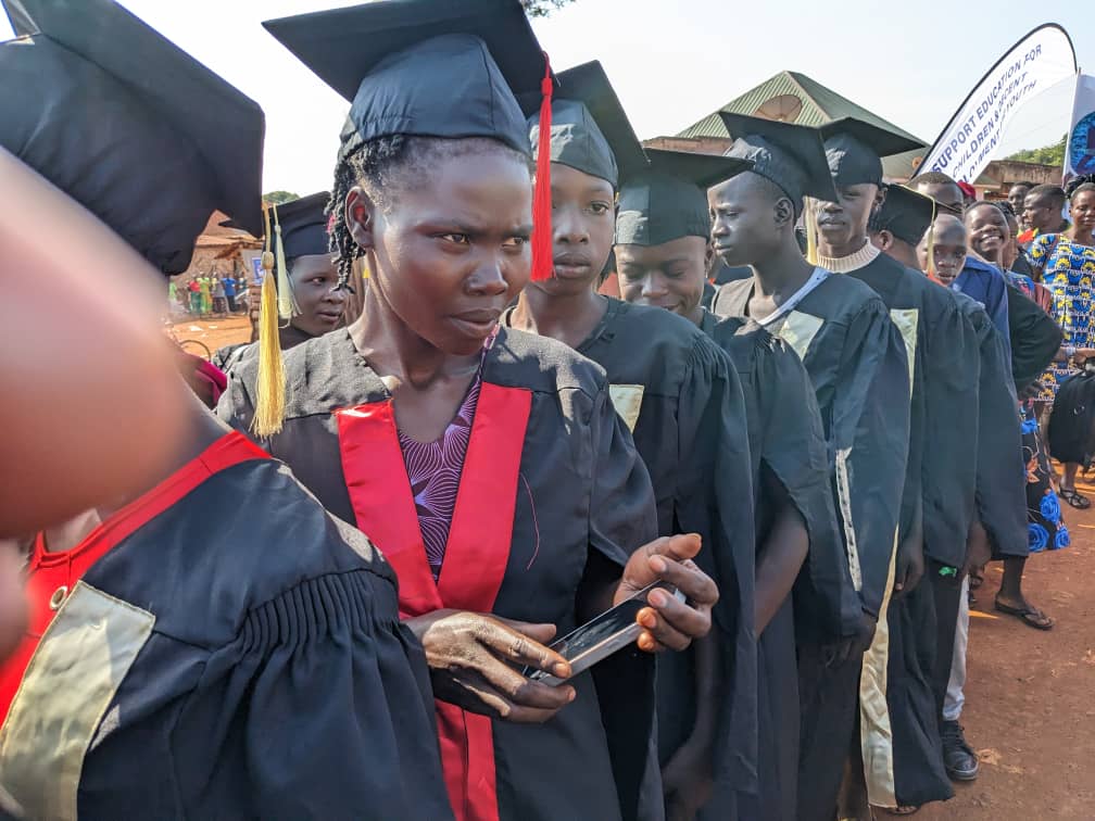58 YOUTH DEFEAT CHILD LABOR: GRADUATE AT 2ND EWAD GRADUATION CEREMONY
